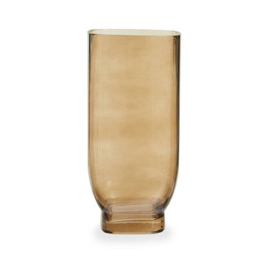 Large Smoked Brown Vase