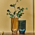 Large Smoked Brown Vase