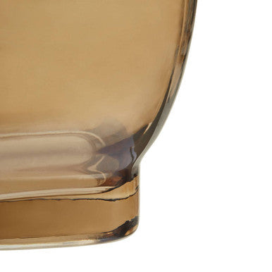 Large Smoked Brown Vase