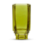 Small Olive Green Glass Vase