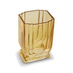 Small Ochre Yellow Glass Vase