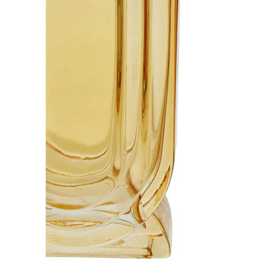 Small Ochre Yellow Glass Vase