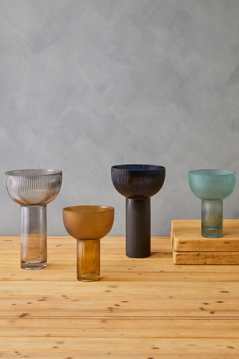 Small Light Blue Glass Vase