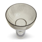 Contemporary Large Grey Glass Vase