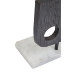Large Assorted Colour Metal Sculpture on Marble Base