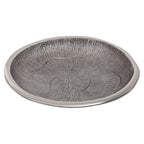 Small Oak Effect Silver Bowl
