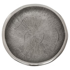 Small Oak Effect Silver Bowl