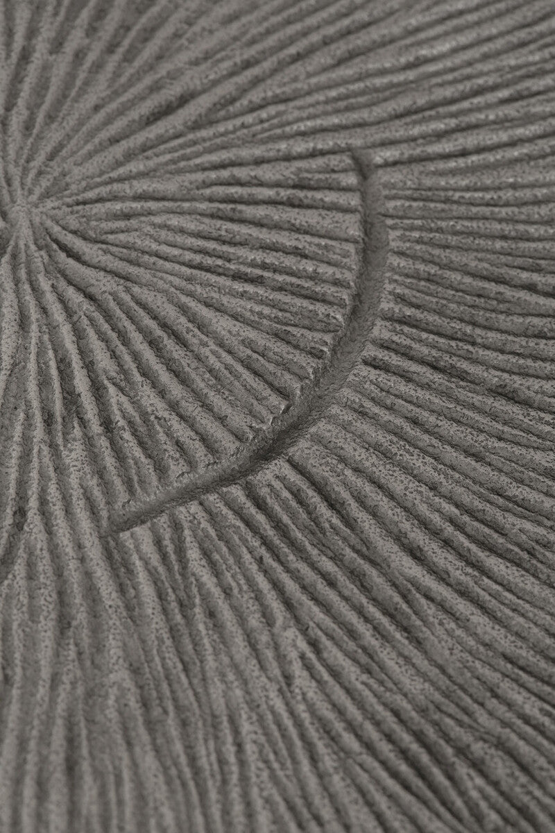 Small Oak Effect Silver Bowl