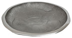 Large Oak Effect Silver Bowl