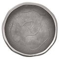 Large Oak Effect Silver Bowl