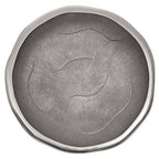 Large Oak Effect Silver Bowl