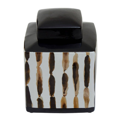 Brushstroke Small Ceramic Jar