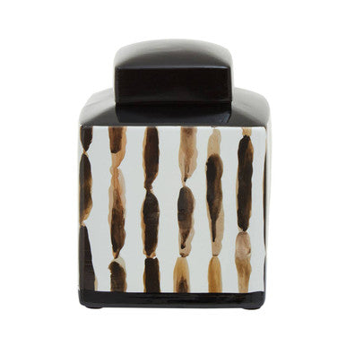 Brushstroke Small Ceramic Jar