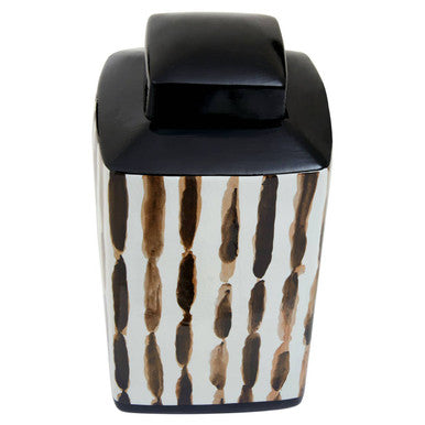 Brushstroke Large Ceramic Jar
