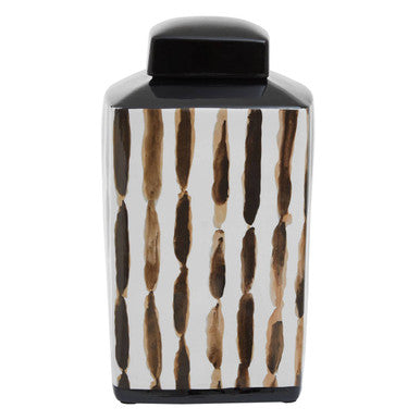 Brushstroke Large Ceramic Jar