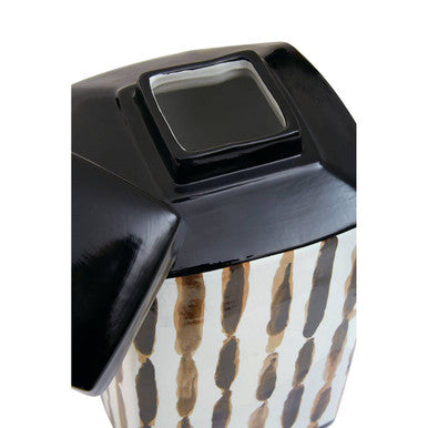 Brushstroke Large Ceramic Jar