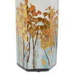 Hexagonal Gold Artwork Large Jar