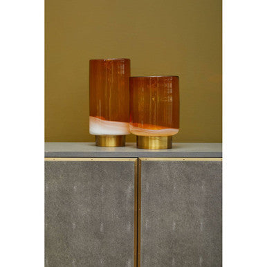 Large Amber Vase