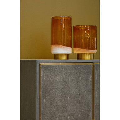 Large Amber Vase