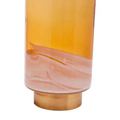 Large Amber Vase