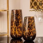 Large Tortoise Shell Effect Vase