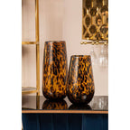Large Tortoise Shell Effect Vase