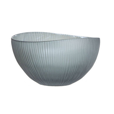 Grey Glass Bowl