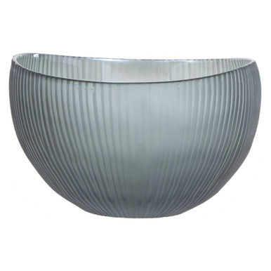 Grey Glass Bowl