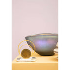 Grey Glass Bowl
