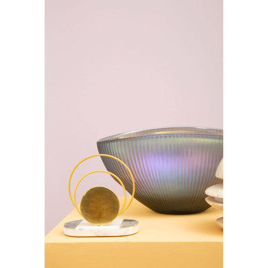 Grey Glass Bowl
