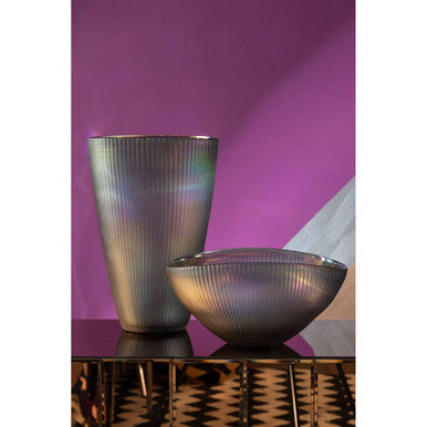 Grey Glass Bowl