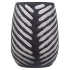 Large Chevron Cut Vase