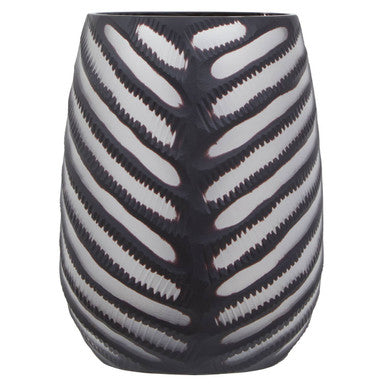 Large Chevron Cut Vase