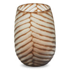 Large Chevron Cut Vase