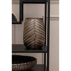 Large Chevron Cut Vase