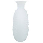 Matte White Glass Vase