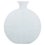 Matte White Glass Vase