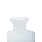 Matte White Glass Vase