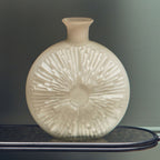 Matte White Glass Vase