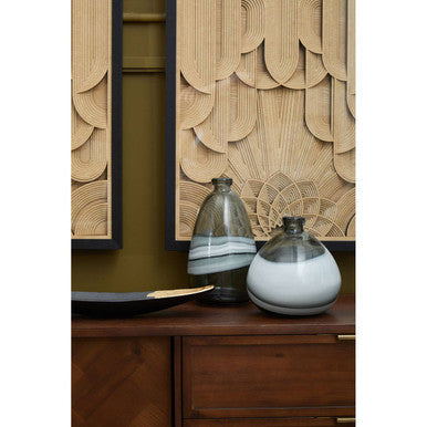 Medium Grey Bottle Vase