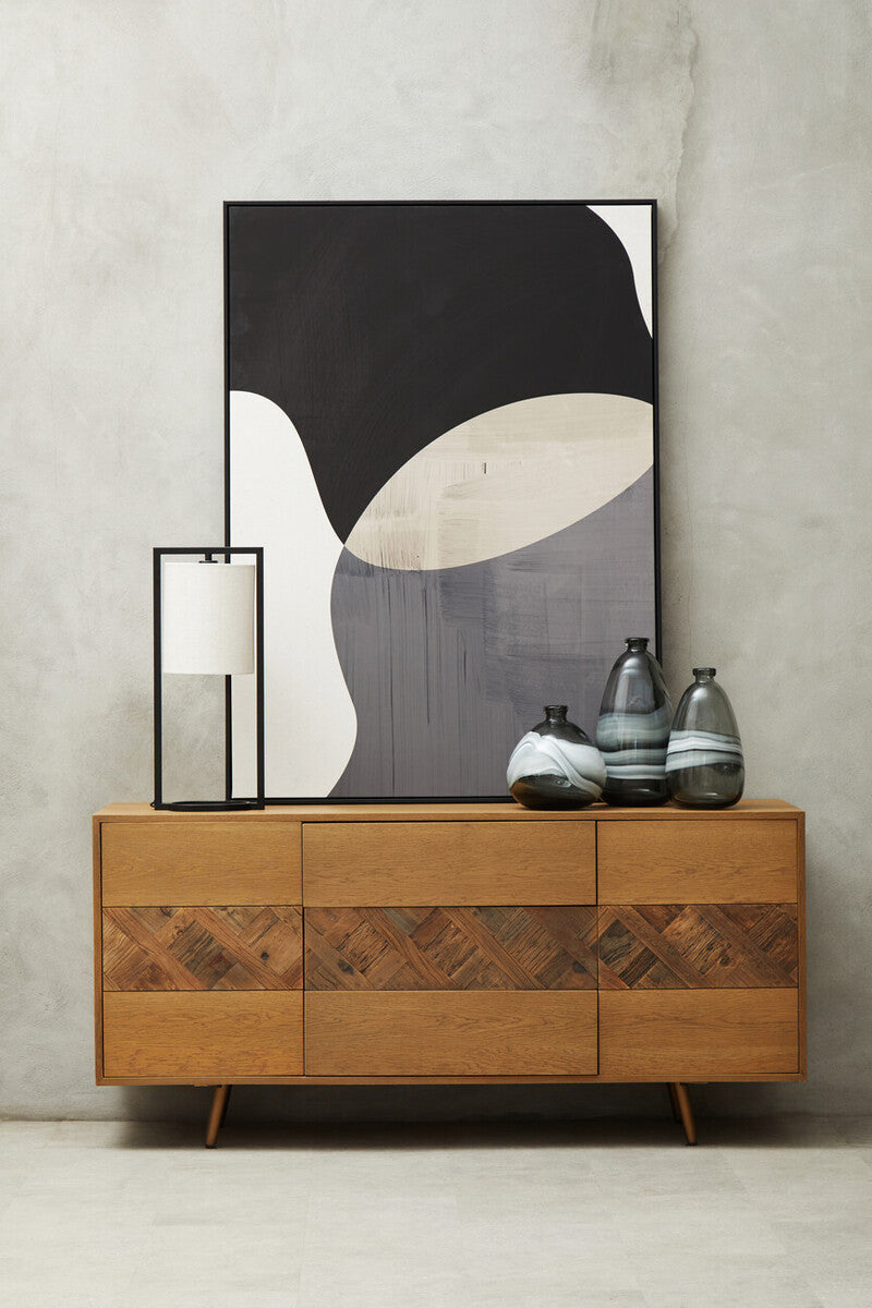 Medium Grey Bottle Vase
