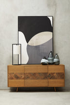 Medium Grey Bottle Vase