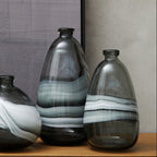Medium Grey Bottle Vase