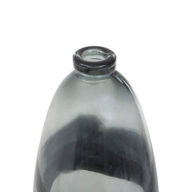 Large Grey Bottle Vase