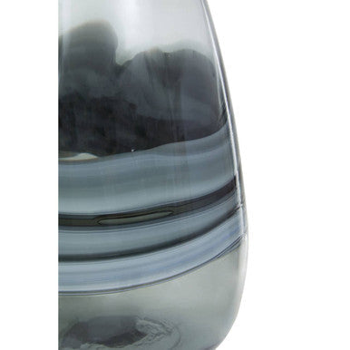 Large Grey Bottle Vase