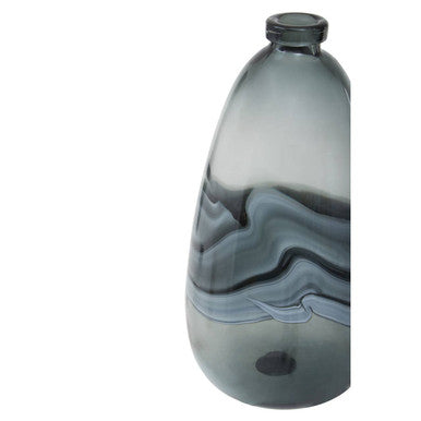 Large Grey Bottle Vase