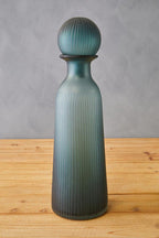 Large Blue Bottle Vase