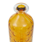 Amber Tall Glass Bottle Vase
