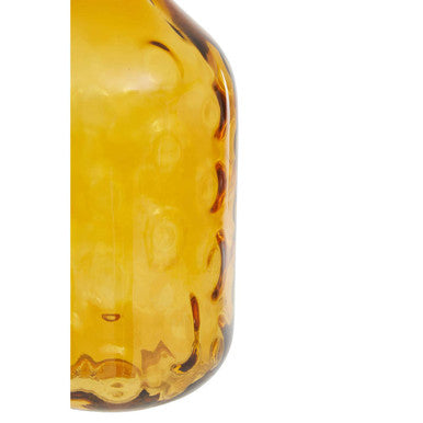Amber Tall Glass Bottle Vase