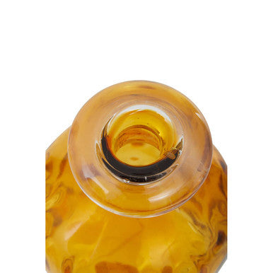 Amber Tall Glass Bottle Vase